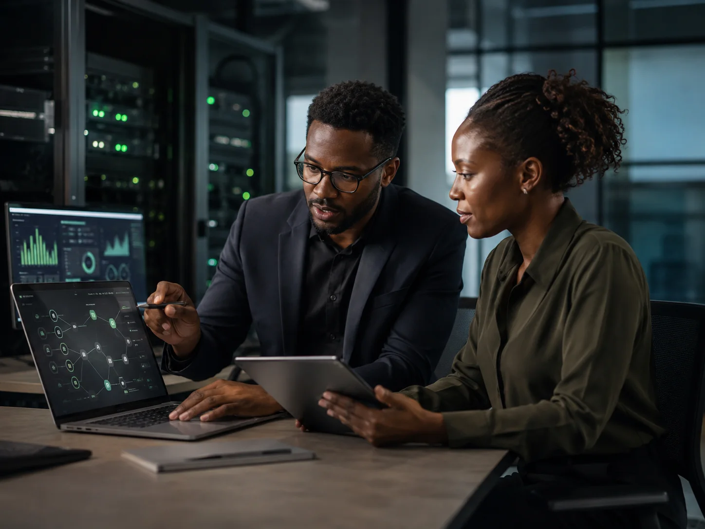 Technology consultants connecting business systems